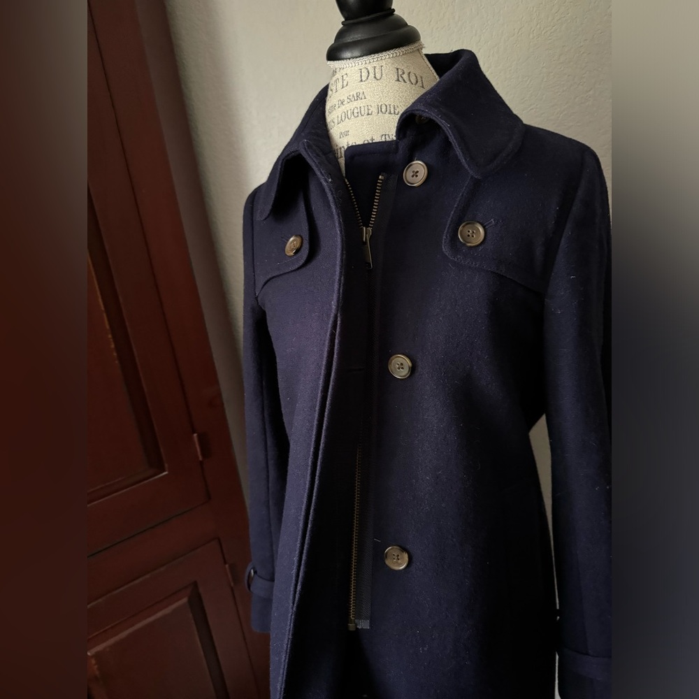 J. Crew Wood Blend Coat Size 6 - Picture 6 of 15